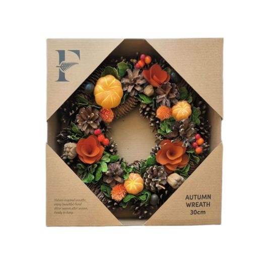 Fern Autumn Wreath 30cm