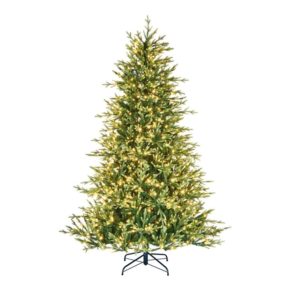 Fern Christmas 10ft Greensburg Fir Tree with 1300 LEDs