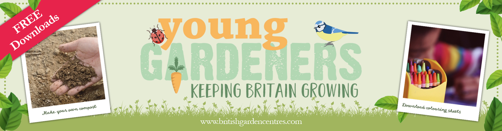 BGC web banner - young gardeners MARCH