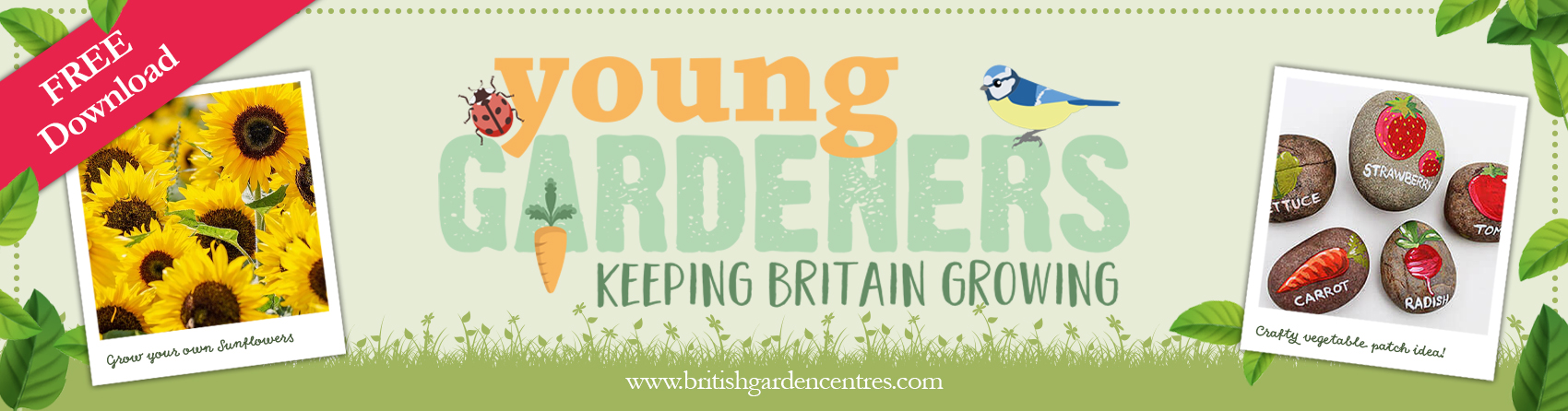 BGC web banner - young gardeners MAY