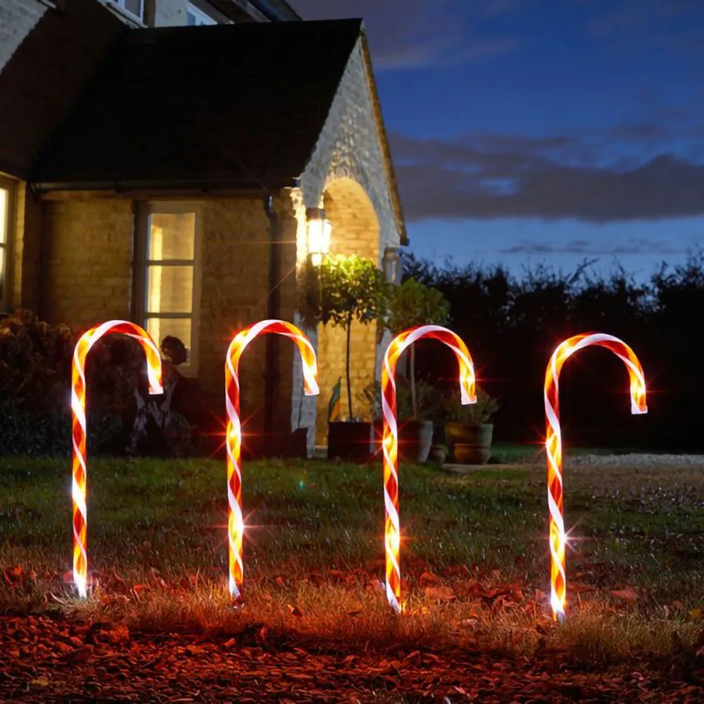 Candy Cane Stake Lights